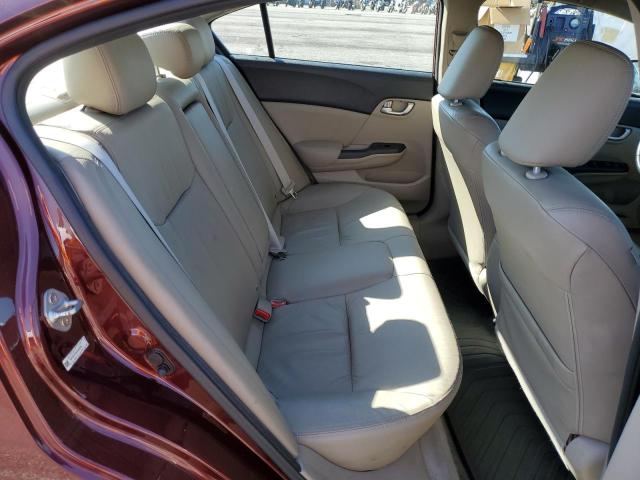 19XFB2F95CE024036 - 2012 HONDA CIVIC EXL 勃艮第红 照片 10