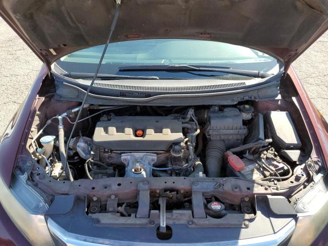 19XFB2F95CE024036 - 2012 HONDA CIVIC EXL 勃艮第红 照片 11