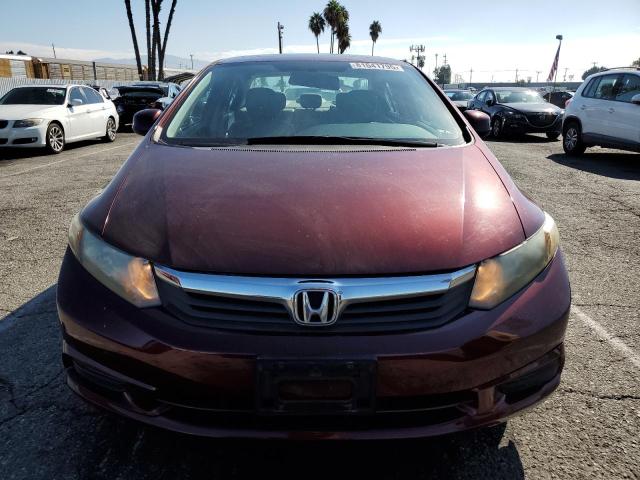 19XFB2F95CE024036 - 2012 HONDA CIVIC EXL 勃艮第红 照片 5