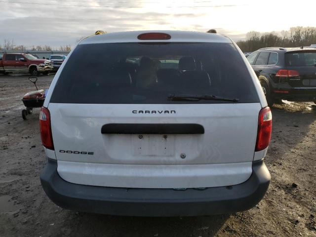 1D4GP25R17B172701 - 2007 DODGE CARAVAN SE WHITE photo 6