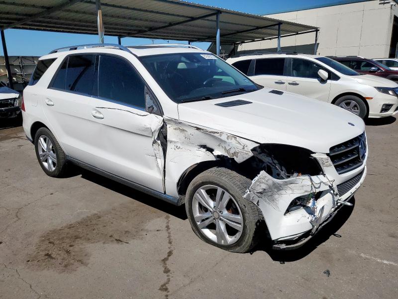 4JGDA5JB6FA461701 - 2015 MERCEDES-BENZ ML 350 WHITE photo 4