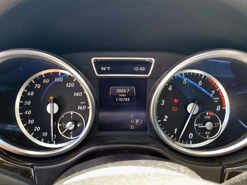 4JGDA5JB6FA461701 - 2015 MERCEDES-BENZ ML 350 WHITE photo 9