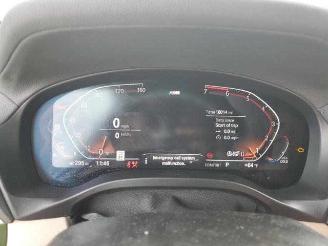 5UXTY3C09M9H87164 - 2021 BMW X3 SDRIVE30I BLACK photo 9