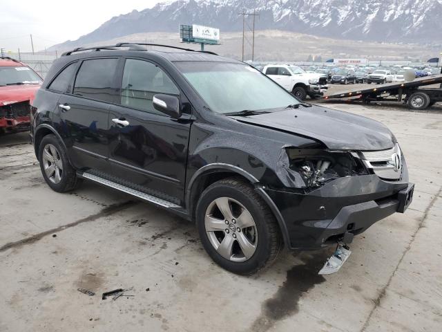 2HNYD288X8H547405 - 2008 ACURA MDX SPORT BLACK photo 4