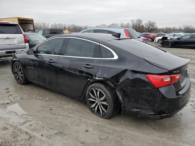 1G1ZE5ST0HF210466 - 2017 CHEVROLET MALIBU LT BLACK photo 2