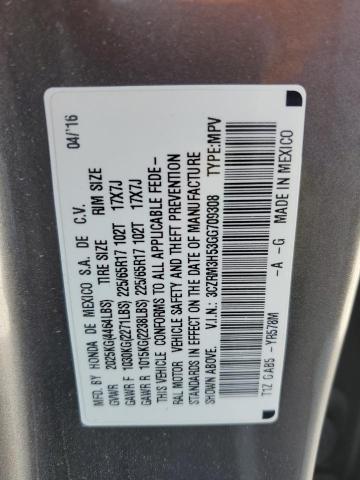 3CZRM3H53GG709308 - 2016 HONDA CR-V EX 灰色 照片 14