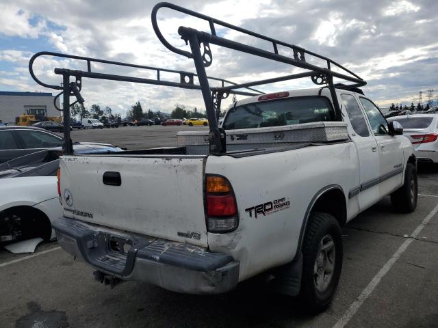 5TBRT3419YS006819 - 2000 TOYOTA TUNDRA ACCESS CAB თეთრი ფოტო 3