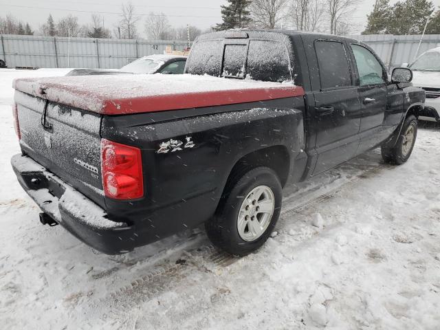 1D7CW3GP9AS135571 - 2010 DODGE DAKOTA SXT BLACK photo 3