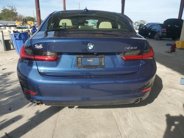 3MW5R1J05M8C11364 - 2021 BMW 330I BLUE photo 6