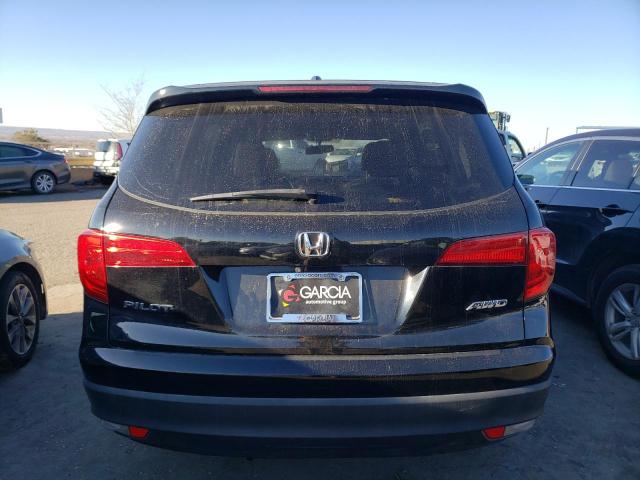 5FNYF6H55HB047221 - 2017 HONDA PILOT EXL BLACK photo 6