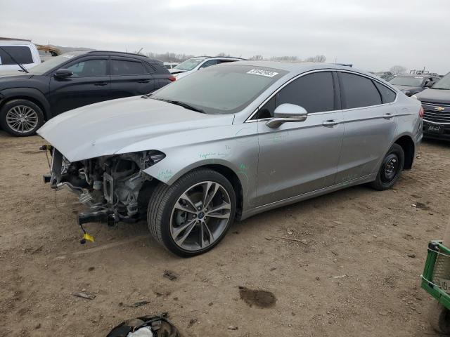 3FA6P0D95LR130476 - 2020 FORD FUSION TITANIUM SILVER photo 1