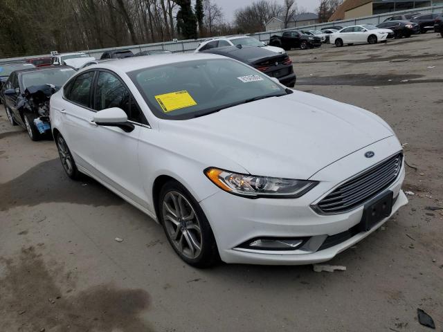 3FA6P0G70HR106717 - 2017 FORD FUSION S WHITE photo 4