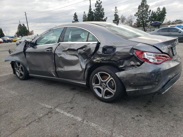 WDDSJ4EB5JN670600 - 2018 MERCEDES-BENZ CLA 250 GRAY photo 2