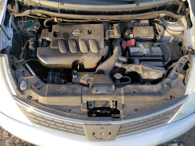 3N1BC13E47L358022 - 2007 NISSAN VERSA S SILVER photo 11