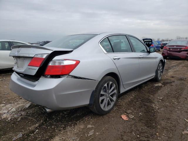 1HGCR2F54DA163110 - 2013 HONDA ACCORD SPORT SILVER photo 3