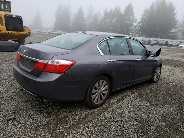 1HGCR2F83EA291222 - 2014 HONDA ACCORD EXL GRAY photo 3