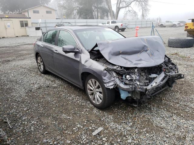 1HGCR2F83EA291222 - 2014 HONDA ACCORD EXL GRAY photo 4