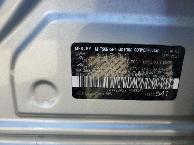 JA4AZ3A39LZ043458 - 2020 MITSUBISHI OUTLANDER SE 银色 照片 14