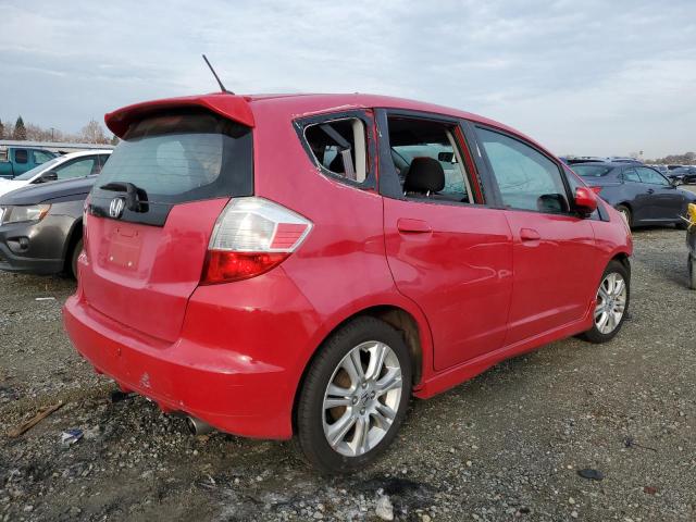 JHMGE8H48AS008681 - 2010 HONDA FIT SPORT RED photo 3