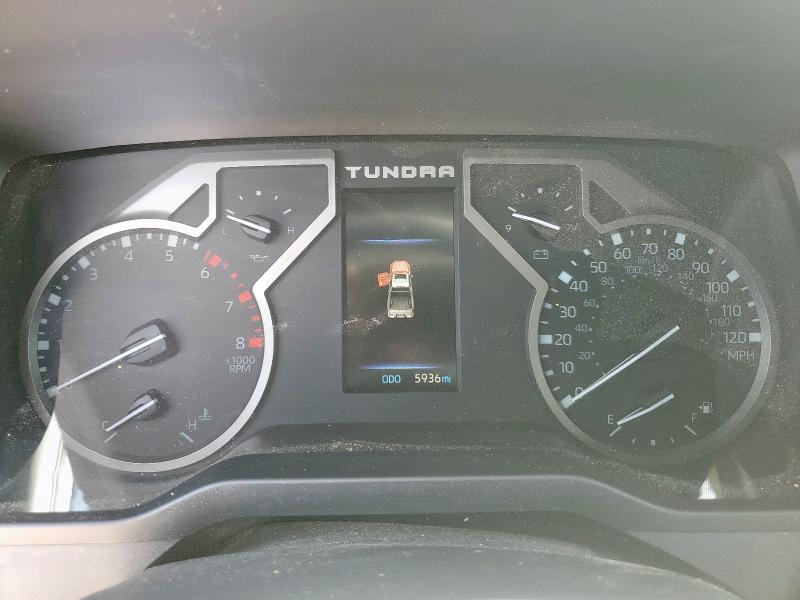 5TFLA5GD9SX003747 - 2025 TOYOTA TUNDRA DOUBLE CAB SR5 SILVER photo 9