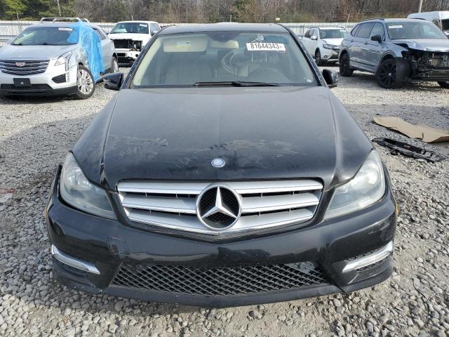 WDDGF4HB1CA607247 - 2012 MERCEDES-BENZ C 250 BLACK photo 5