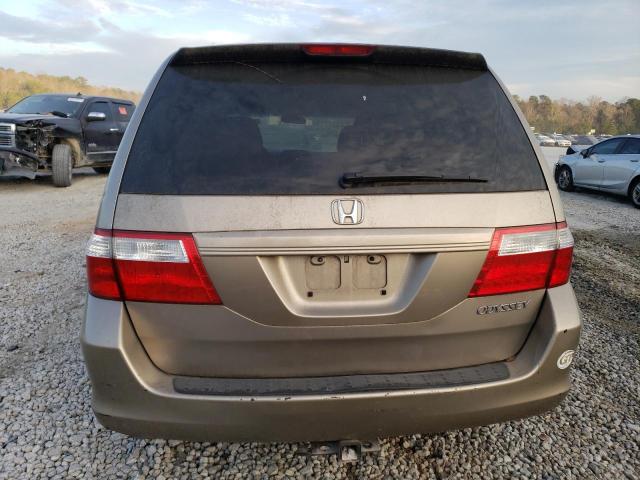 5FNRL38255B124781 - 2005 HONDA ODYSSEY LX BEIGE photo 6