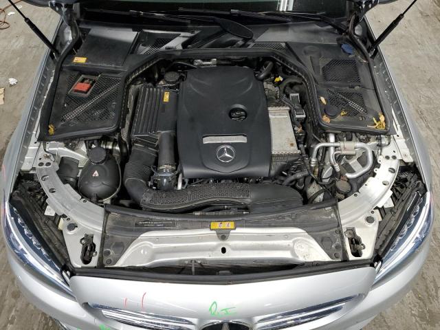 55SWF4KB6FU096188 - 2015 MERCEDES-BENZ C 300 4MATIC SILVER photo 11