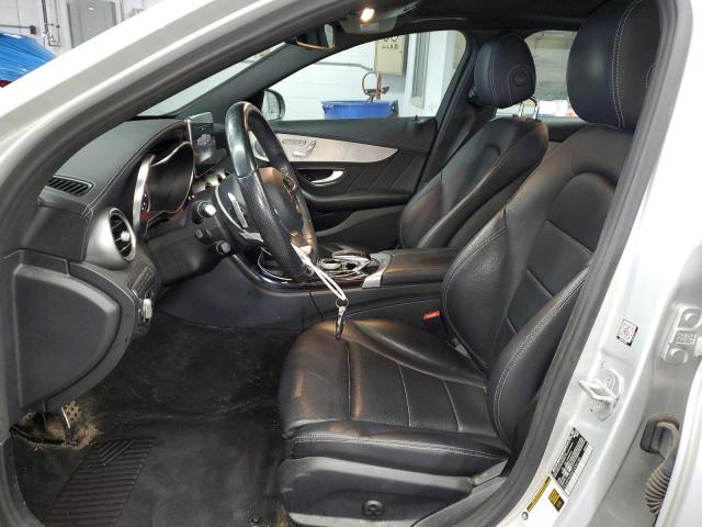55SWF4KB6FU096188 - 2015 MERCEDES-BENZ C 300 4MATIC SILVER photo 7