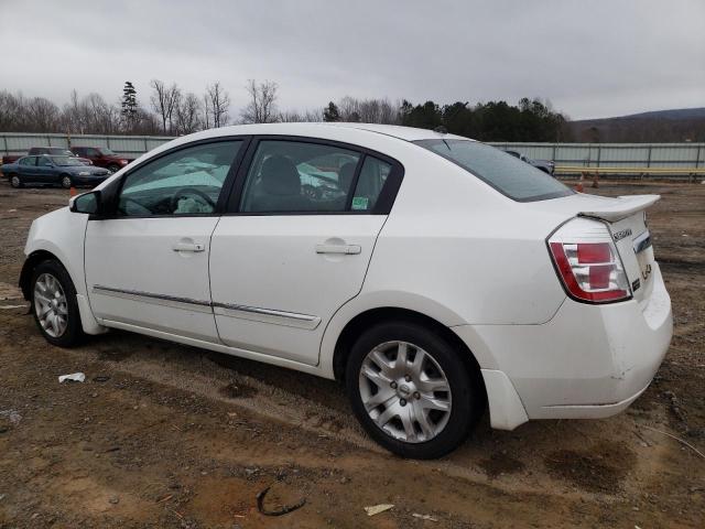 3N1AB6AP6CL631536 - 2012 NISSAN SENTRA 2.0 WHITE photo 2