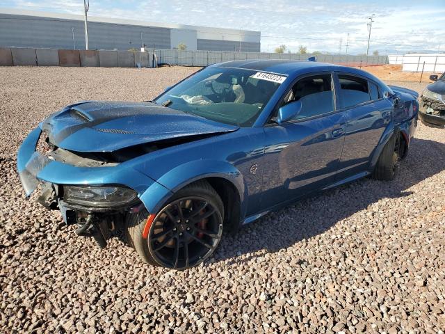 2C3CDXL98LH147787 - 2020 DODGE CHARGER SRT HELLCAT BLUE photo 1