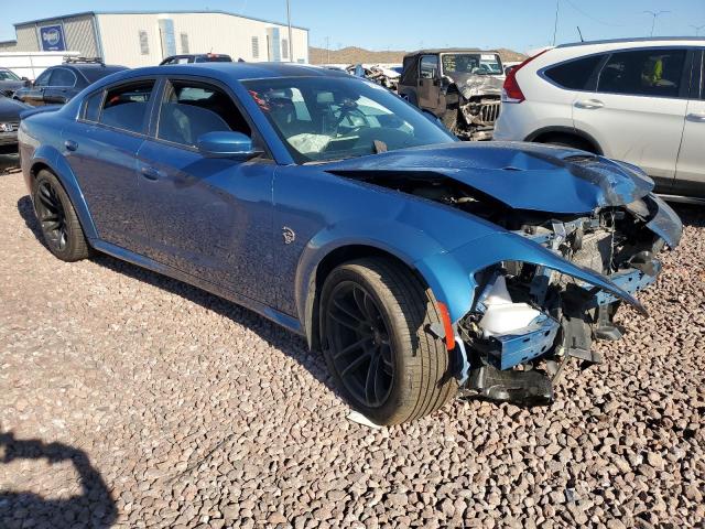 2C3CDXL98LH147787 - 2020 DODGE CHARGER SRT HELLCAT BLUE photo 4