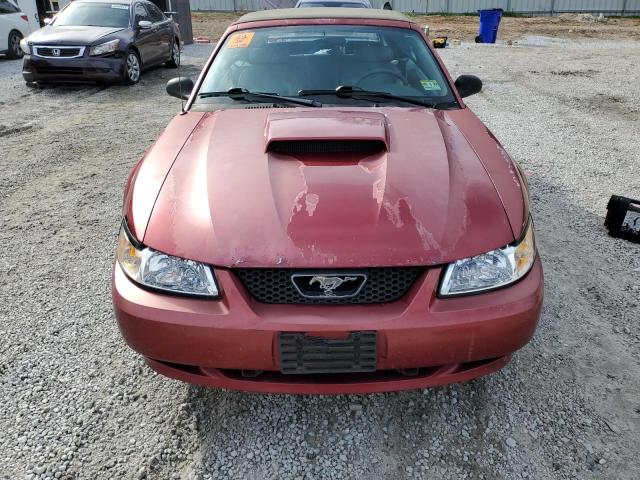 1FAFP44434F112486 - 2004 FORD MUSTANG RED photo 5