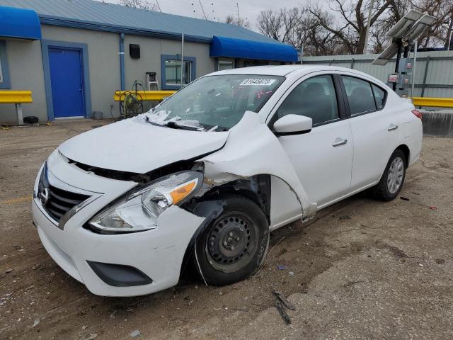 3N1CN7AP0KL831400 - 2019 NISSAN VERSA S WHITE photo 1