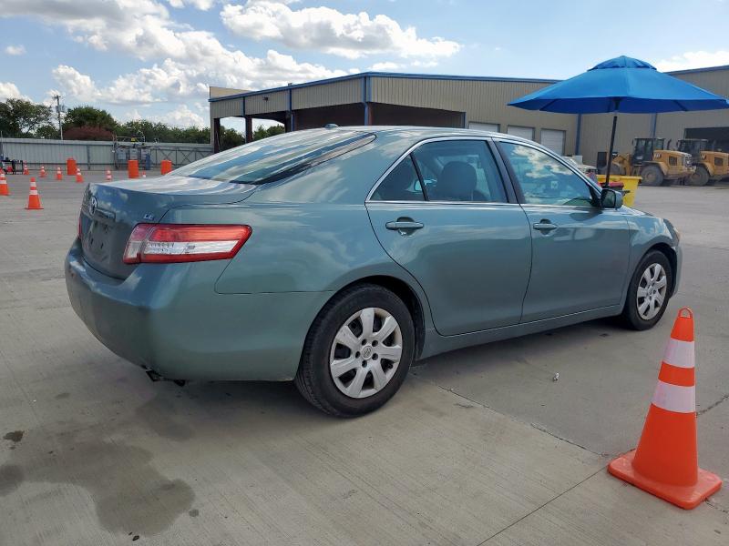 4T4BF3EK9BR151824 - 2011 TOYOTA CAMRY BASE GREEN photo 3