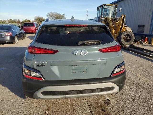 KM8K62ABXNU822321 - 2022 HYUNDAI KONA SEL GREEN photo 6