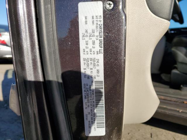 2C4RC1BG0FR545872 - 2015 CHRYSLER TOWN & COU TOURING GRAY photo 13