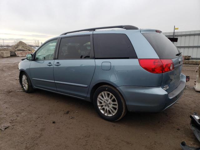 5TDZK22C48S187028 - 2008 TOYOTA SIENNA XLE BLUE photo 2