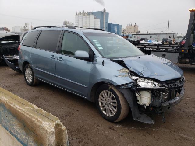 5TDZK22C48S187028 - 2008 TOYOTA SIENNA XLE BLUE photo 4