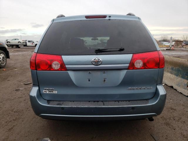 5TDZK22C48S187028 - 2008 TOYOTA SIENNA XLE BLUE photo 6