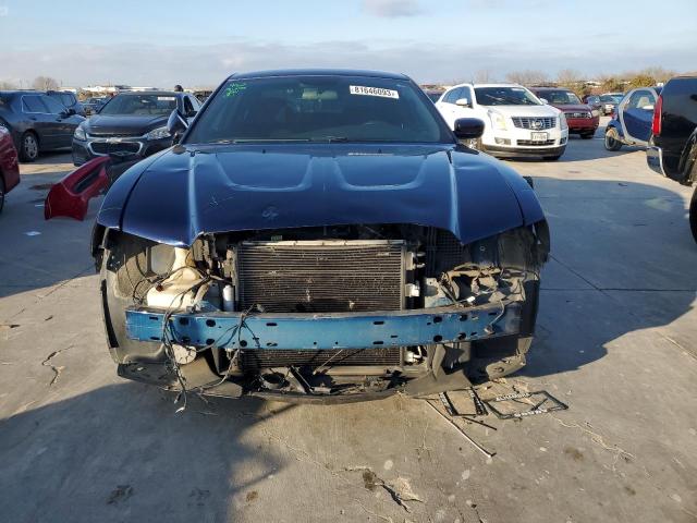 2C3CDXBG6EH259359 - 2014 DODGE CHARGER SE BLUE photo 5