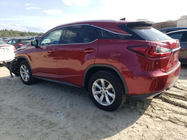 2T2BZMCAXGC041760 - 2016 LEXUS RX 350 BASE წითელი ფოტო 2