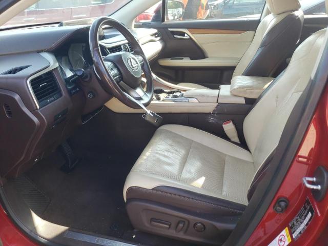 2T2BZMCAXGC041760 - 2016 LEXUS RX 350 BASE წითელი ფოტო 7