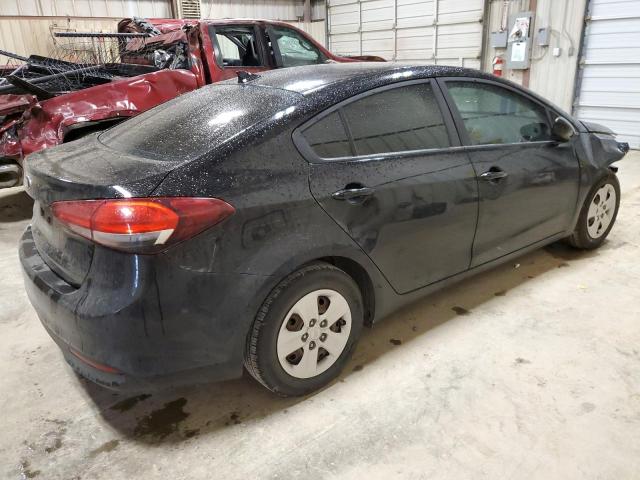 3KPFL4A76HE085143 - 2017 KIA FORTE LX BLACK photo 3