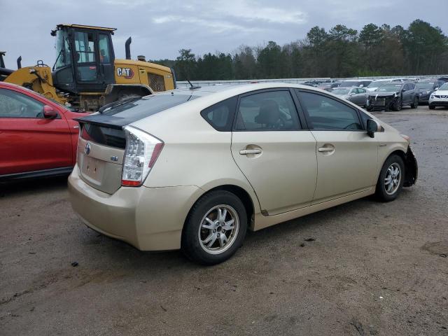 JTDKN3DU7B0323280 - 2011 TOYOTA PRIUS GOLD photo 3