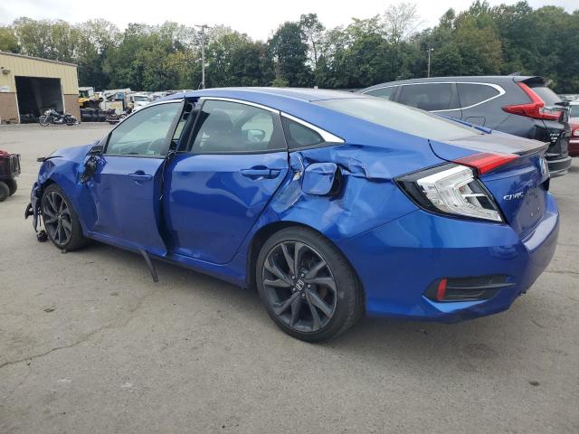 2HGFC2F82LH580721 - 2020 HONDA CIVIC SPORT Niebieski zdjęcie 2