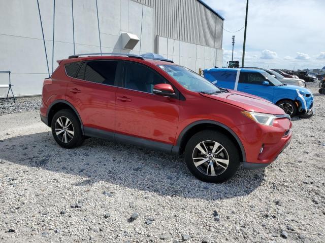 2T3WFREV4GW282117 - 2016 TOYOTA RAV4 XLE RED photo 4