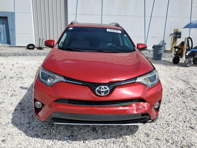 2T3WFREV4GW282117 - 2016 TOYOTA RAV4 XLE RED photo 5