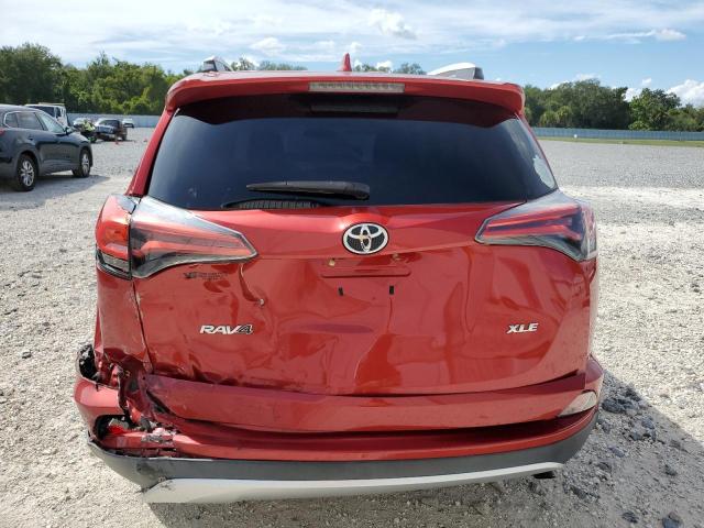 2T3WFREV4GW282117 - 2016 TOYOTA RAV4 XLE RED photo 6