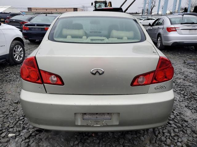 JNKCV51F85M314072 - 2005 INFINITI G35 BEIGE photo 6