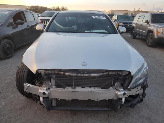 55SWF4JB0GU157084 - 2016 MERCEDES-BENZ C 300 SILVER photo 5